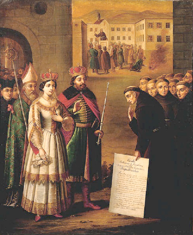 Kazimír IV. si společně se svou chotí Alžbětou musejí nechat zajít chuť.