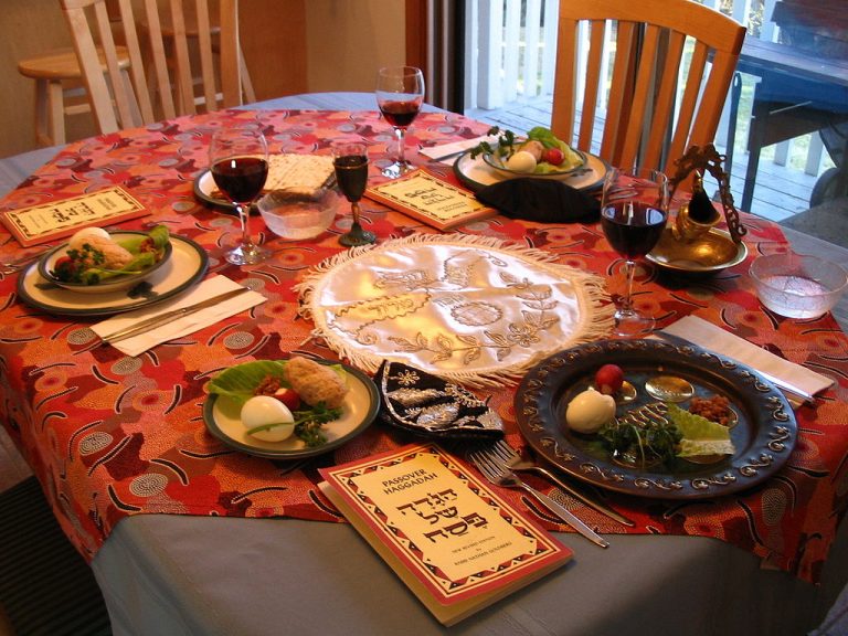 Odpovídalo jídlo na tabuli pro apoštoly jídlu, které židé tradičně podávají při svátku pesach?