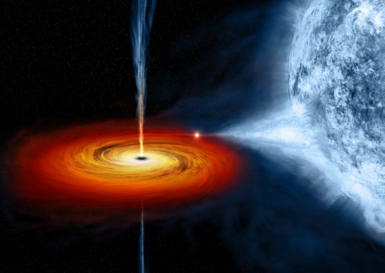 Černé díry byly teoreticky předpovězeny obecnou teorií relativity publikovanou v roce 1915 Albertem Einsteinem.