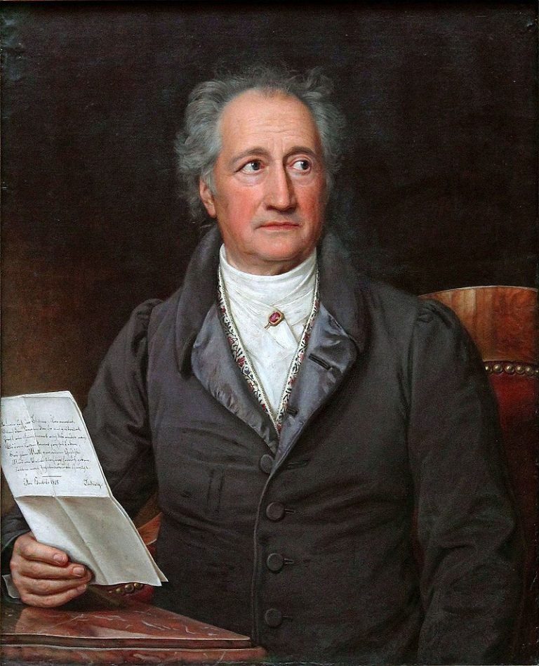 Johann Wolfgang Goethe označuje svého kolegu za sebetrapiče.