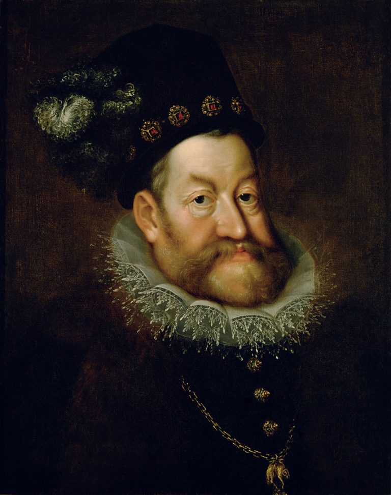 Císař Rudolf II. Habsburský sice Židy vítá na svém dvoře, ale jejich majetek by nejraději shrábl sám.