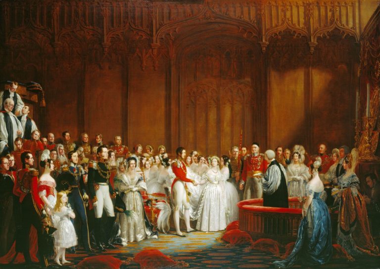 Velkolepá svatba královny Viktorie a jejího vyvoleného Alberta, který je zároveň jejím bratrancem.