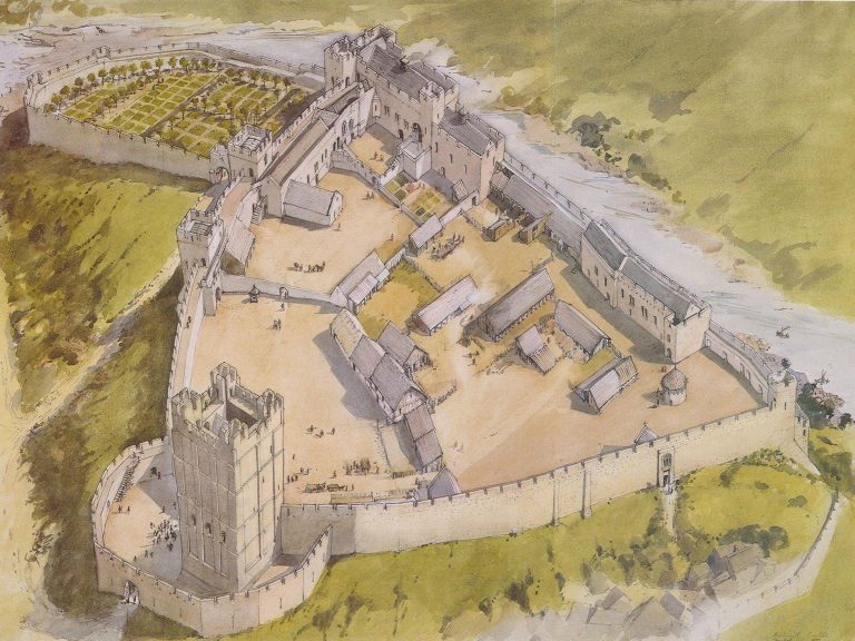 Alan si v Richmondu vybuduje rozsáhlý opevněný hrad.