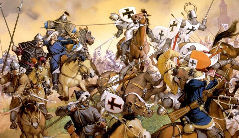 Mongolská jízda vyhrávala z počátku jednu bitvu za druhou.
