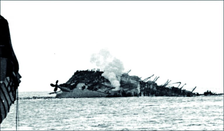 Přetížení plavidla způsobí obrovskou zkázu, hlavní vinu však nese německý útok.