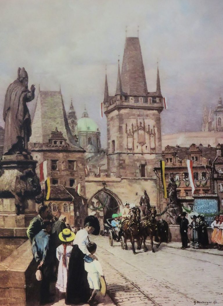 Císař František zavítá na návštěvu Prahy také v roce 1910.