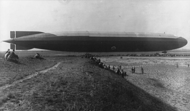 Vzducholoď z dílny Schütte – nejspíše rok 1918