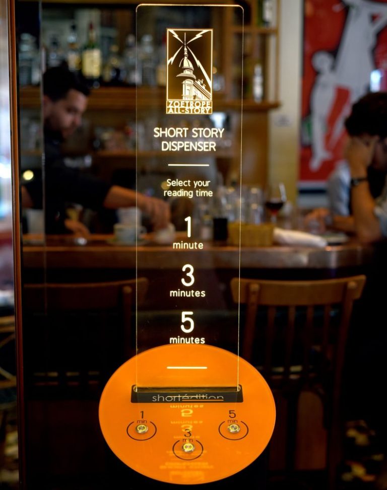 Služby automatu mohou využít také zákazníci kavárny Zoetrope v San Francisku.