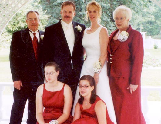 Rodinná idylka na Staceyině svatbě