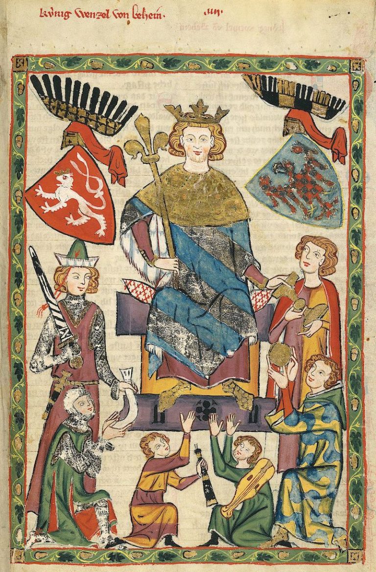 Václav II. je po otcově smrti zajat Otou Braniborským.