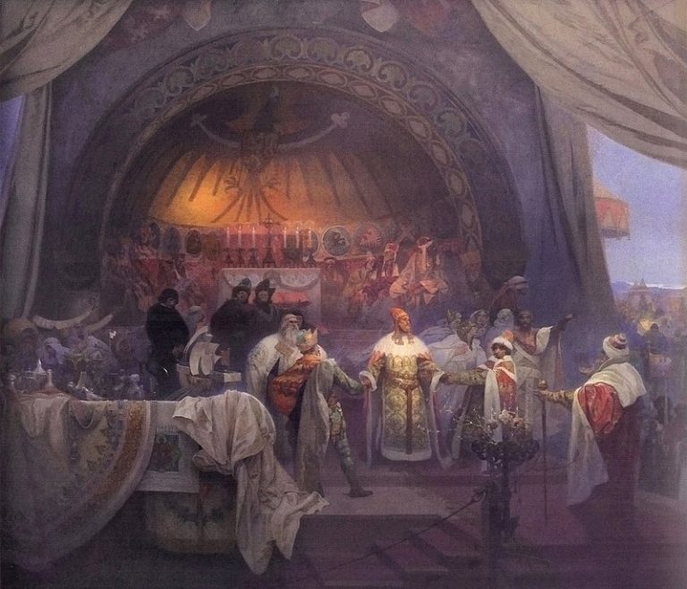 Král železný a zlatý Přemysl Otakar II. nabídne svůj dvůr jako útopčiště příbuzné.