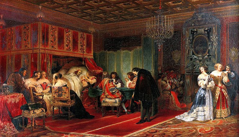 Kardinál Mazarin umírá roku 1661. Jeho milá královna ho o pět let přežije.