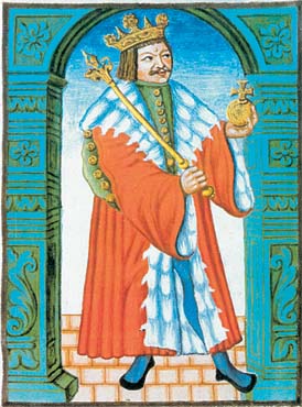 Český král Jiřík z Poděbrad získává ve svém švagrovi obrovskou diplomatickou oporu.