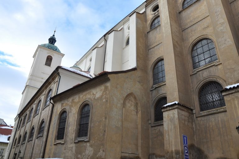 Kostel sv. Jakuba Většího, v němž byl Vratislav pohřben, se nachází na Starém Městě pražském.