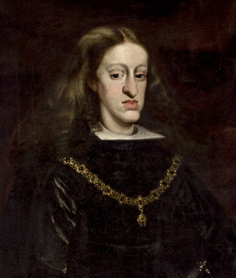 Karel II. Španělský je úděsně vyhlížející král. Může za to hlavně hodně sňatků mezi příbuznými
