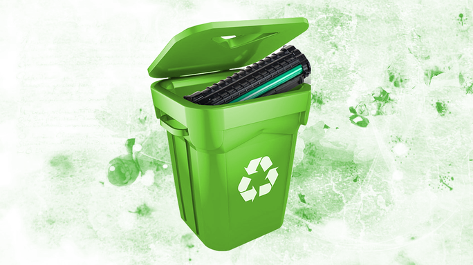 Tonery nevyhazujte do běžného odpadu, dají se recyklovat!