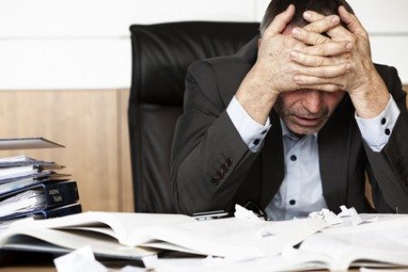 U workoholiků dochází ke stresu a nervozitě.