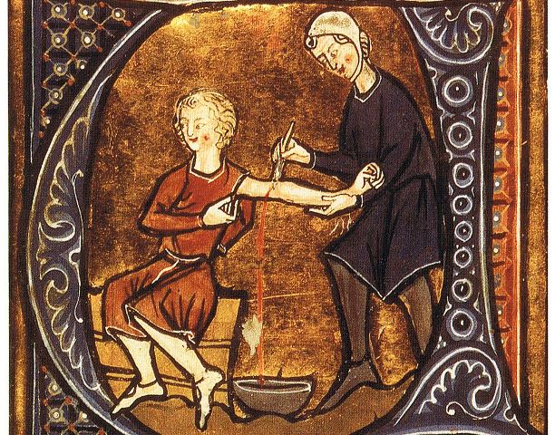 Středověcí doktoři byli přesvědčeni, že z těla odtéká vše špatné.