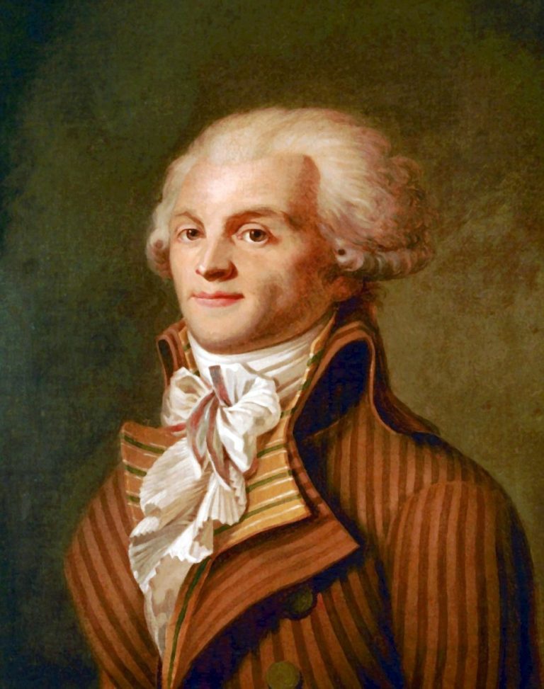 Mladý Robespierre byl znám i pro své výstřední oblékání.