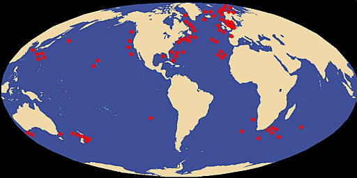 Krakatice obrovská se vyskytuje především na vyznačených místech.