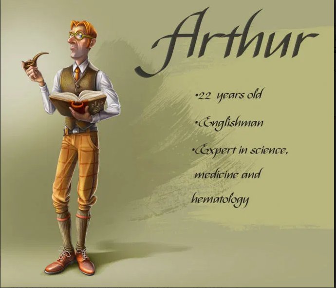 Arthur je jedna z osob, „žijících“ v nemocné mysli mladého muže.