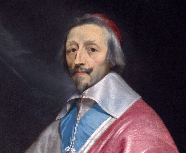 Francouzský kardinál Richelieu proslul coby mocný rádce krále Ludvíka XIII.