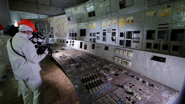 V současnosti je možné navštívit i velín černobylského reaktorového bloku číslo 4.