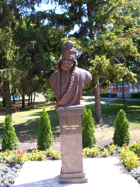 Busta Mikuláše Zrinského v Szigetváru.