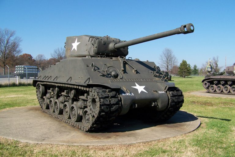 Legendární tank Sherman. S obrněncem tohoto typu přijeli Američané na Itter.