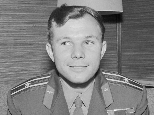 Gagarin byl ve vesmíru jako první.