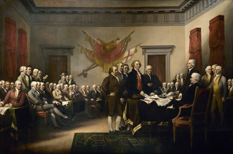 Výročí dne podpisu Deklarace nezávislosti je v USA dodnes státním svátkem.