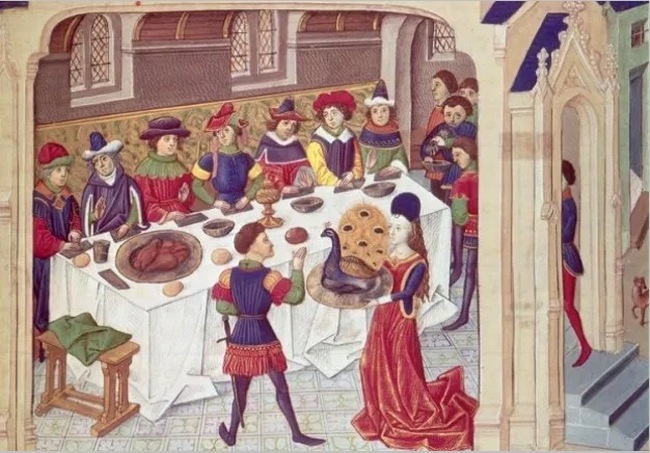 Zdá se, že středověké stolování nebylo úplně bez pravidel.