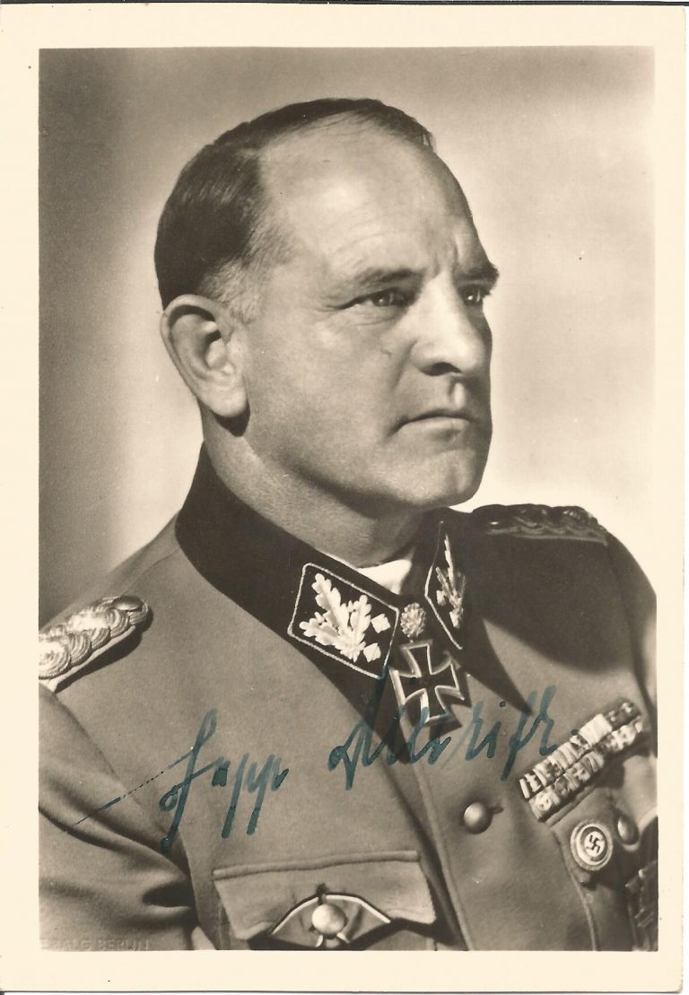 Nelítostný Josef „Sepp“ Dietrich je po válce odsouzen k 25 letům žaláře.