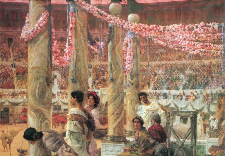 Caracalla uděluje římské občanství lidem jako na běžícím pásu. Slibuje si od toho víc peněz do státní kasy.