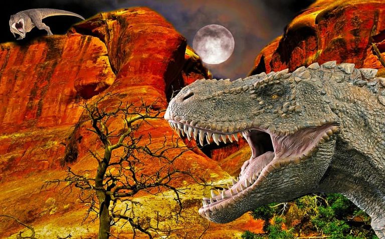 Kdyby dinosauři mohli mluvit, řekli by nám, že za jejich dob byl Měsíc blíže a tak se zdál i větší.