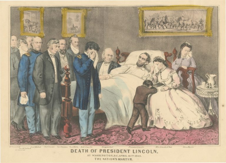 Následujícího rána se Lincoln stává prvním zavražděným americkým prezidentem.