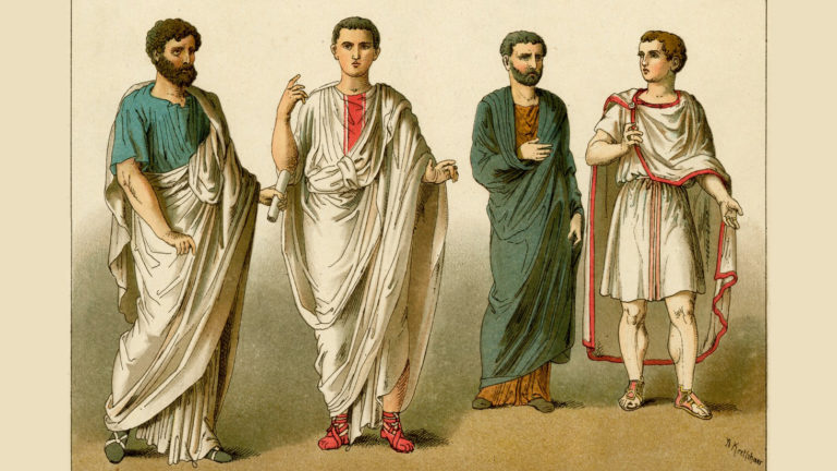 Římané nosili hlavně tuniky.