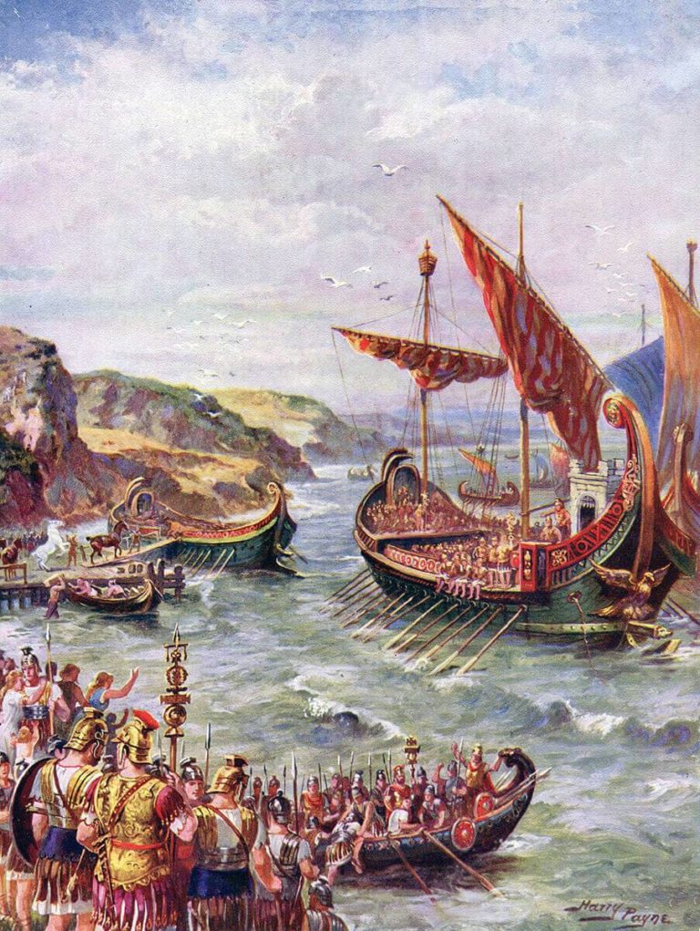 Féničané byli vyhlášenými mořeplavci, není proto divu, že se Římané inspirovali právě u nich.