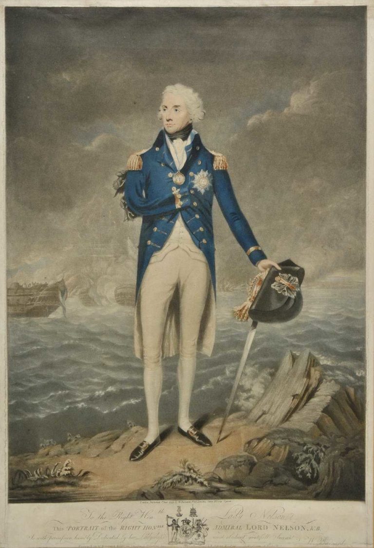Mladý Nelson přijde v roce 1797 o pravou ruku.