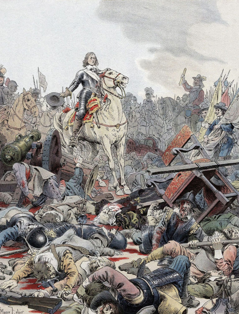 Až bitva u Rocroi znamenala pro Španěle první vážnou porážku.