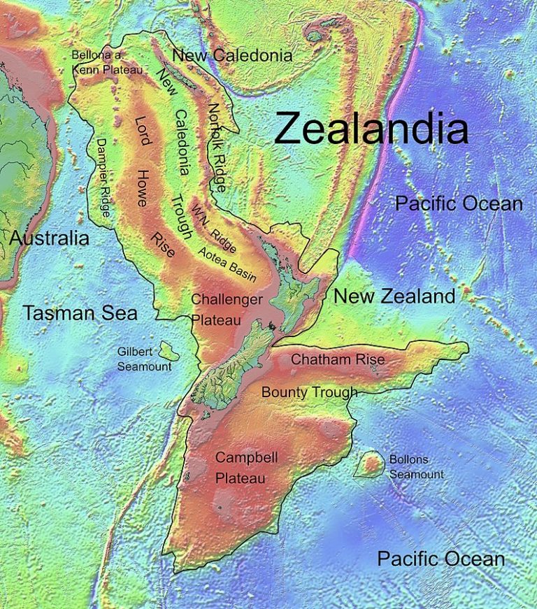 Zélandie kdysi existovala a vznikla i její mapa.