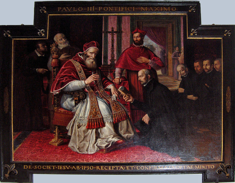 Papež Pavel III. schvaluje Tovaryšstvo Ježíšovo.