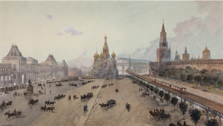 Moskva se stala centrem Ruska během 15. - 16. století.