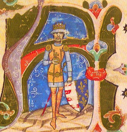 Uherský král Karel I. Robert z Anjou všechny příkladně pohostí.