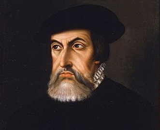 Španělský dobyvatel Hernán Cortés ukořistí i neznámé plody.