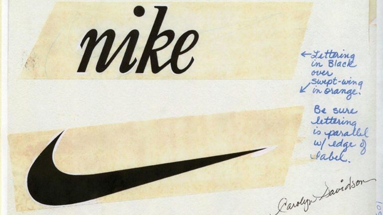 Za vytvoření loga pro Nike dostane designérka Carolyn Davidsonová v přepočtu 750 Kč.