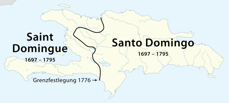 Francouzská kolonie se rozkládala na západní části Hispanioly.
