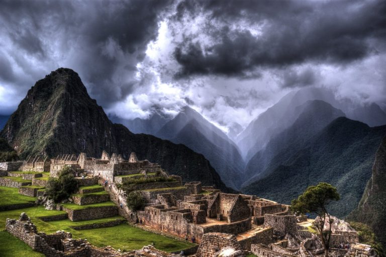 V Machu Picchu se bouřky objevují velmi často.