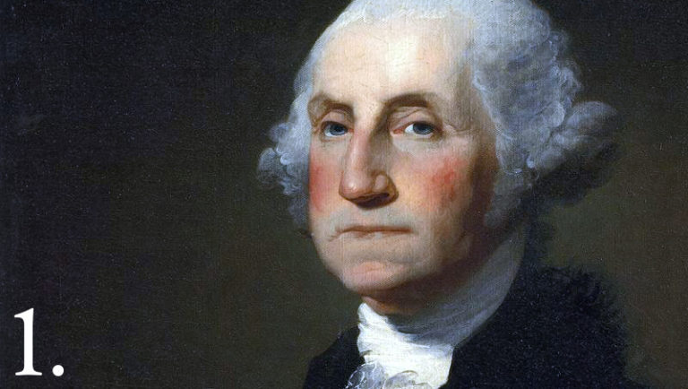 George Washington úřadoval z domu ve Filadelfii. FOTO: Gilbert Stuart/Creative Commons/Public Domain