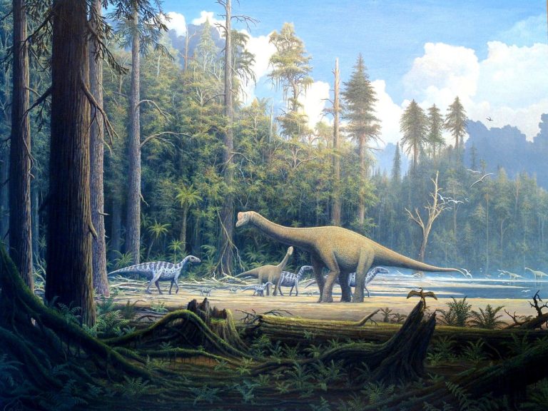 Konec dinosaurů zřejmě nebyl náhlý. Byl výsledkem působení několika faktorů naráz. Foto: Creative Commons, Gerhard Boeggemann, CC BY-SA 2.5.